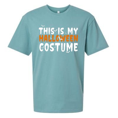 This Is My Halloween Costume Spooky Sueded Cloud Jersey T-Shirt