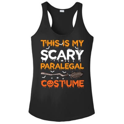 This Is My Scary Paralegal Costume Halloween Great Gift Ladies PosiCharge Competitor Racerback Tank