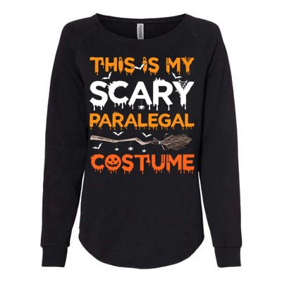 This Is My Scary Paralegal Costume Halloween Great Gift Womens California Wash Sweatshirt