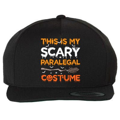 This Is My Scary Paralegal Costume Halloween Great Gift Wool Snapback Cap