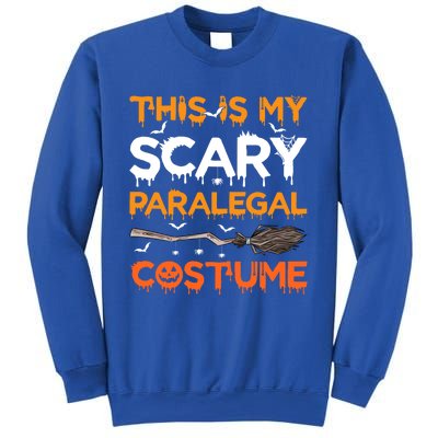 This Is My Scary Paralegal Costume Halloween Great Gift Sweatshirt