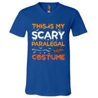 This Is My Scary Paralegal Costume Halloween Great Gift V-Neck T-Shirt