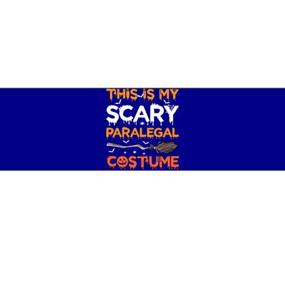 This Is My Scary Paralegal Costume Halloween Great Gift Bumper Sticker