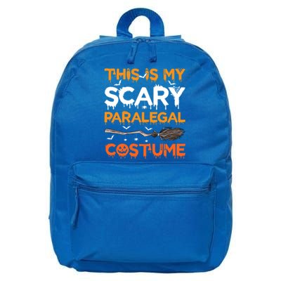 This Is My Scary Paralegal Costume Halloween Great Gift 16 in Basic Backpack