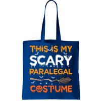 This Is My Scary Paralegal Costume Halloween Great Gift Tote Bag