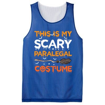 This Is My Scary Paralegal Costume Halloween Great Gift Mesh Reversible Basketball Jersey Tank