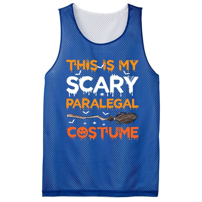 This Is My Scary Paralegal Costume Halloween Great Gift Mesh Reversible Basketball Jersey Tank