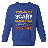 This Is My Scary Paralegal Costume Halloween Great Gift Toddler Sweatshirt