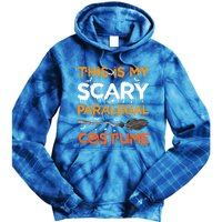 This Is My Scary Paralegal Costume Halloween Great Gift Tie Dye Hoodie