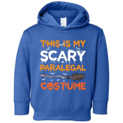 This Is My Scary Paralegal Costume Halloween Great Gift Toddler Hoodie