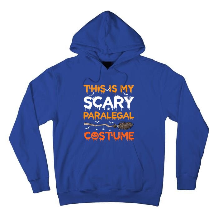 This Is My Scary Paralegal Costume Halloween Great Gift Tall Hoodie