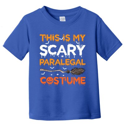 This Is My Scary Paralegal Costume Halloween Great Gift Toddler T-Shirt