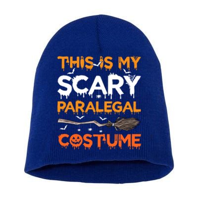 This Is My Scary Paralegal Costume Halloween Great Gift Short Acrylic Beanie