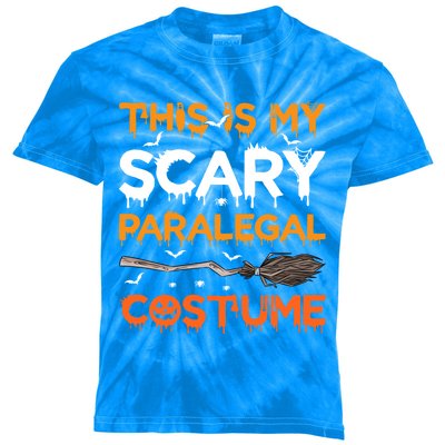 This Is My Scary Paralegal Costume Halloween Great Gift Kids Tie-Dye T-Shirt