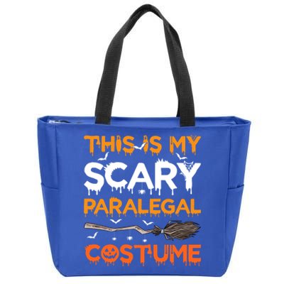 This Is My Scary Paralegal Costume Halloween Great Gift Zip Tote Bag