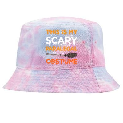 This Is My Scary Paralegal Costume Halloween Great Gift Tie-Dyed Bucket Hat