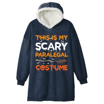 This Is My Scary Paralegal Costume Halloween Great Gift Hooded Wearable Blanket