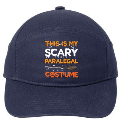 This Is My Scary Paralegal Costume Halloween Great Gift 7-Panel Snapback Hat