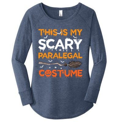 This Is My Scary Paralegal Costume Halloween Great Gift Women's Perfect Tri Tunic Long Sleeve Shirt