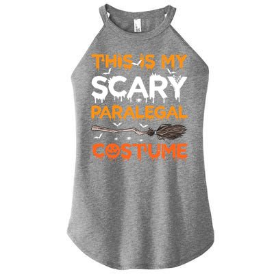 This Is My Scary Paralegal Costume Halloween Great Gift Women's Perfect Tri Rocker Tank