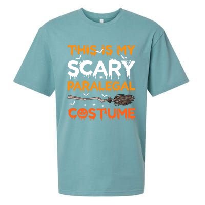 This Is My Scary Paralegal Costume Halloween Great Gift Sueded Cloud Jersey T-Shirt