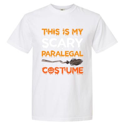 This Is My Scary Paralegal Costume Halloween Great Gift Garment-Dyed Heavyweight T-Shirt