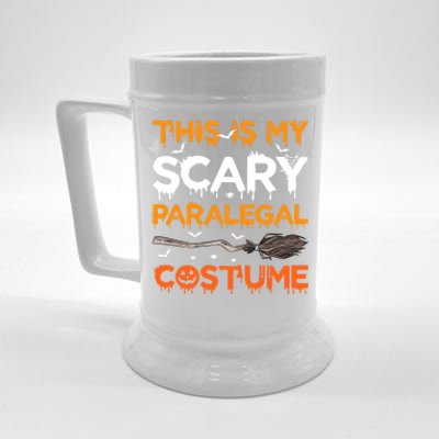 This Is My Scary Paralegal Costume Halloween Great Gift Beer Stein