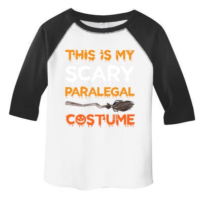 This Is My Scary Paralegal Costume Halloween Great Gift Toddler Fine Jersey T-Shirt