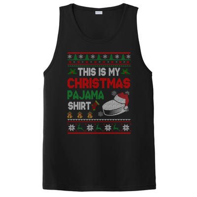 This Is My Christmas Pajama Meaningful Gift Santa Hockey Cool Gift PosiCharge Competitor Tank