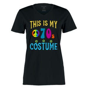 This Is My 70s Costume Women's Momentum V-Neck T-Shirt