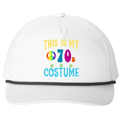 This Is My 70s Costume Snapback Five-Panel Rope Hat