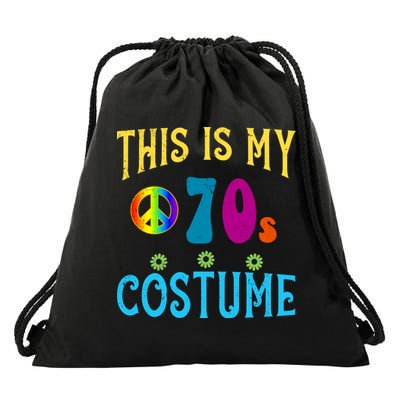 This Is My 70s Costume Drawstring Bag