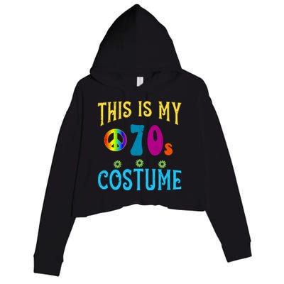 This Is My 70s Costume Crop Fleece Hoodie