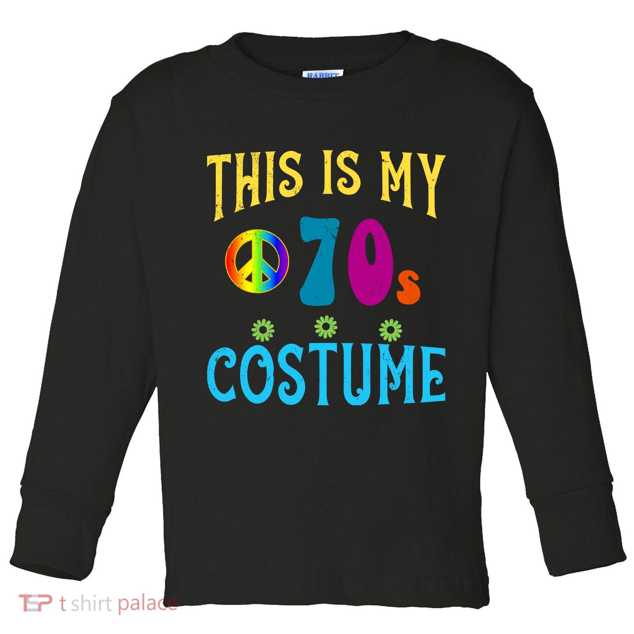 This Is My 70s Costume Toddler Long Sleeve Shirt