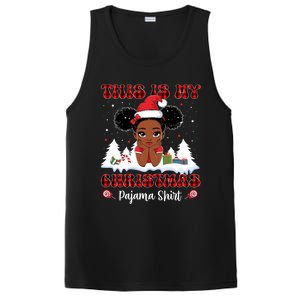 This Is My Christmas Pajama Black African American Gift PosiCharge Competitor Tank