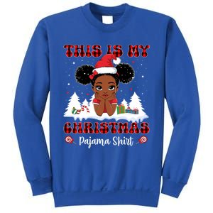 This Is My Christmas Pajama Black African American Gift Sweatshirt