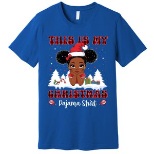 This Is My Christmas Pajama Black African American Gift Premium T-Shirt