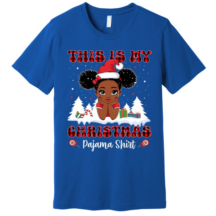 This Is My Christmas Pajama Black African American Gift Premium T-Shirt