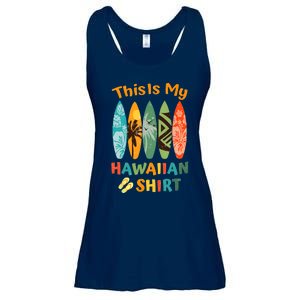 This Is My Hawaiian Luau Aloha Hawaii Beach Pineapple Summer Ladies Essential Flowy Tank