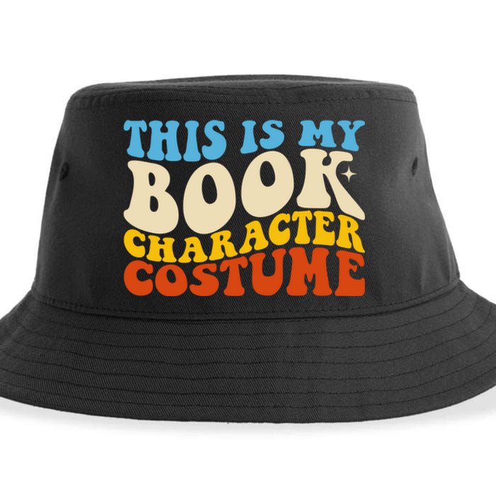 This Is My Book Character Costume Funny Bookworm Book Groovy Sustainable Bucket Hat