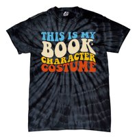 This Is My Book Character Costume Funny Bookworm Book Groovy Tie-Dye T-Shirt