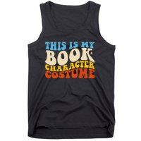 This Is My Book Character Costume Funny Bookworm Book Groovy Tank Top