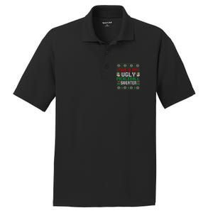 This Is My Ugly Pickleball Christmas Funny Gift PosiCharge RacerMesh Polo