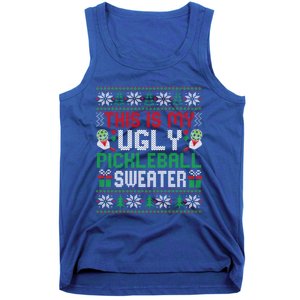 This Is My Ugly Pickleball Christmas Funny Gift Tank Top