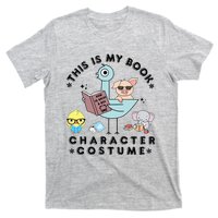 This Is My Book Character Costume Funny Pigeon Reading T-Shirt