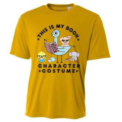 This Is My Book Character Costume Funny Pigeon Reading Cooling Performance Crew T-Shirt