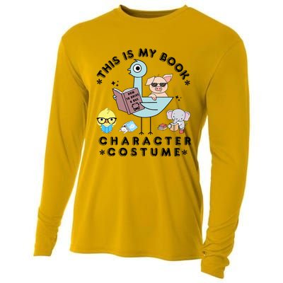 This Is My Book Character Costume Funny Pigeon Reading Cooling Performance Long Sleeve Crew