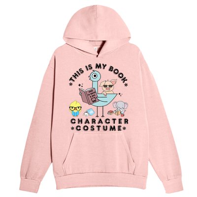 This Is My Book Character Costume Funny Pigeon Reading Urban Pullover Hoodie