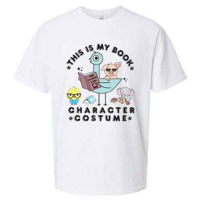 This Is My Book Character Costume Funny Pigeon Reading Sueded Cloud Jersey T-Shirt