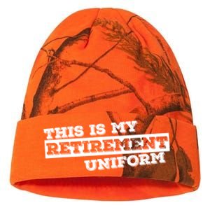 This Is My Retirement Uniform Funny Retirement Kati Licensed 12" Camo Beanie